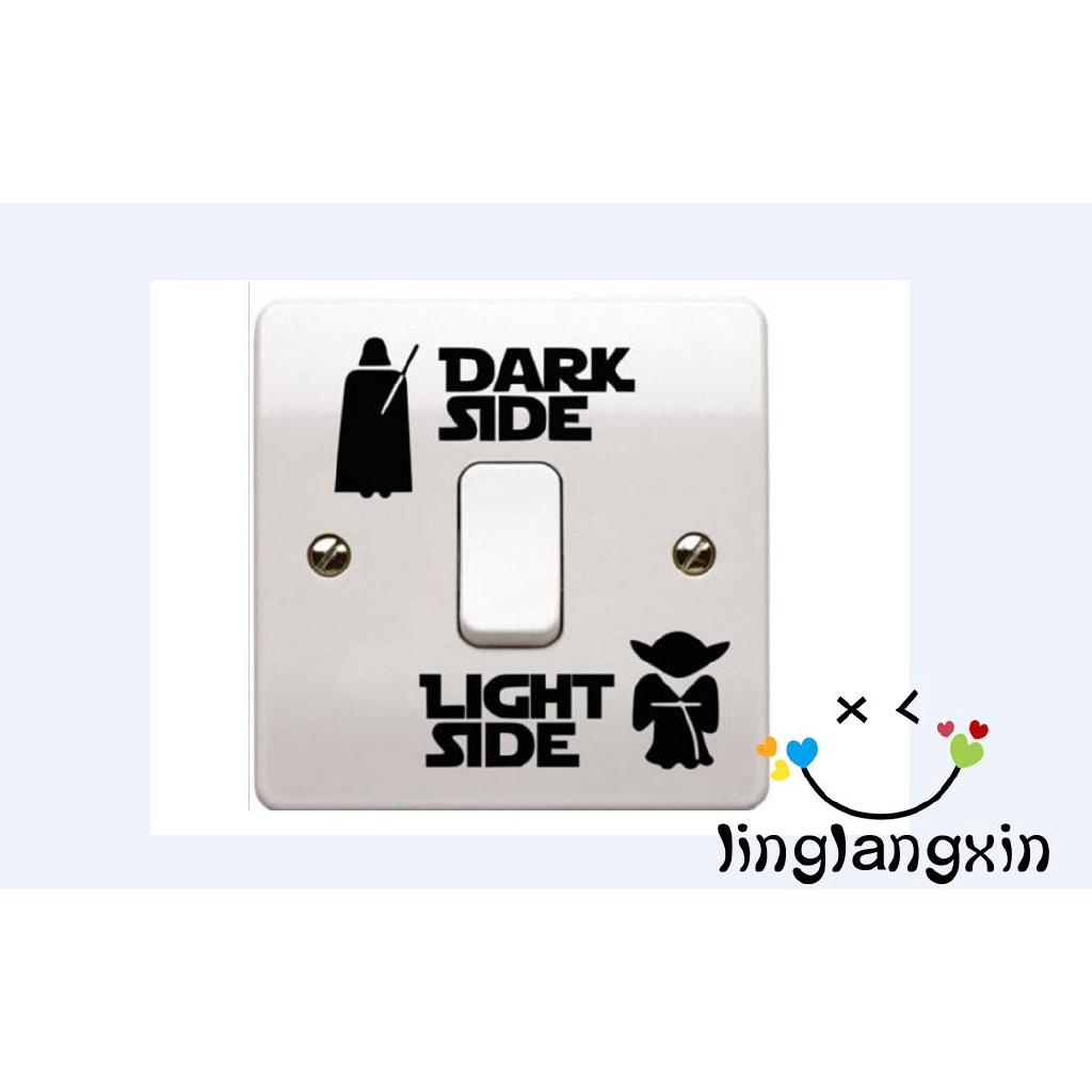 Sticker trang trí công tắc phong cách phim Star War