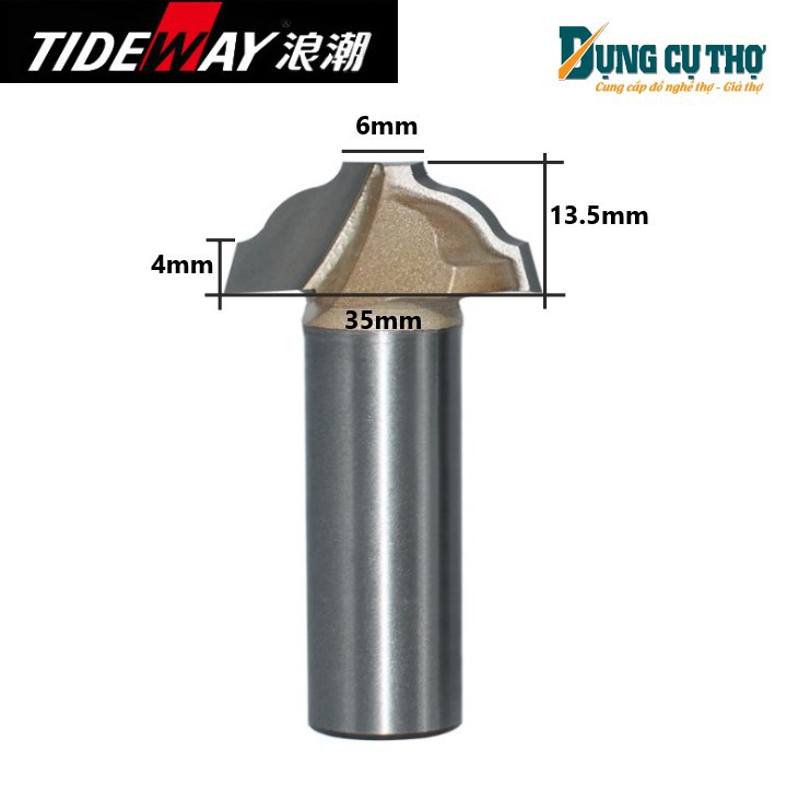 Mũi soi gỗ Tideway - mũi soi huỳnh ván cong lồi có G chỉ tạo đường huỳnh thẩm mỹ và bắt mắt