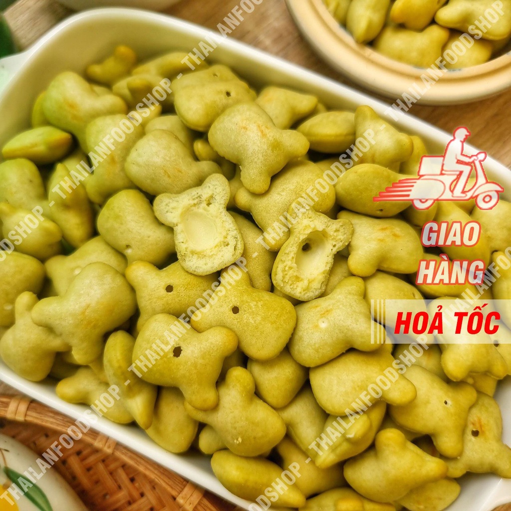 Bánh Gấu Chùm Ngây Hiệu Moringa Lon 300gr