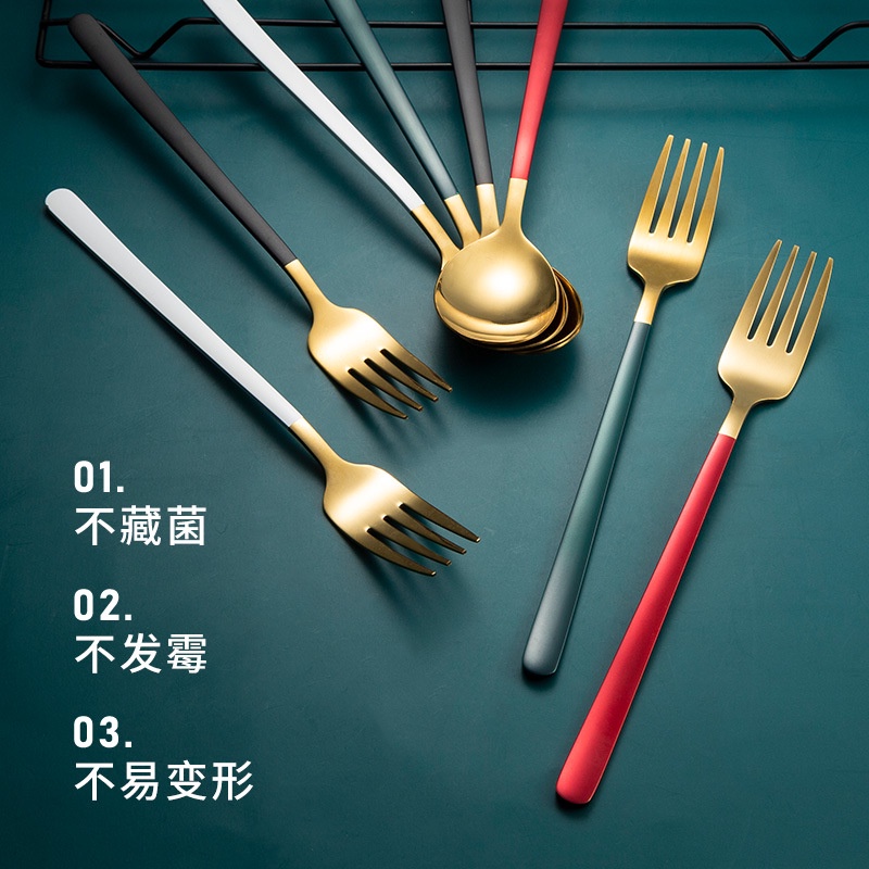 Muỗng nĩa bằng thép không gỉ 304 thiết kế dễ thương