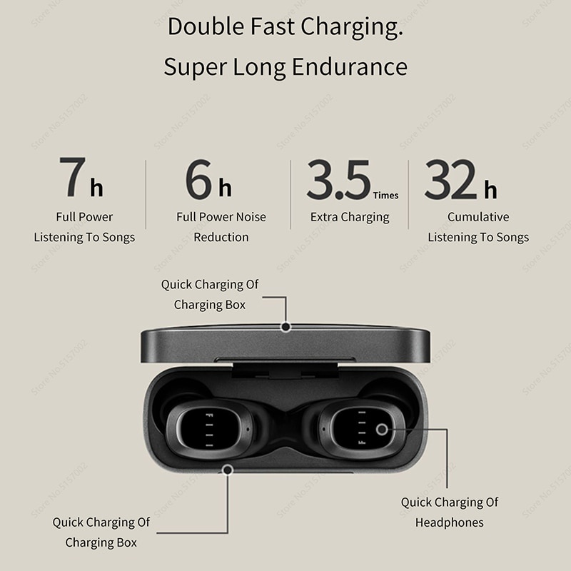Tai Nghe Nhét Tai Không Dây FIIL T1 PRO Kết Nối Bluetooth Chống Tiếng Ồn Kèm Hộp Sạc Tiện