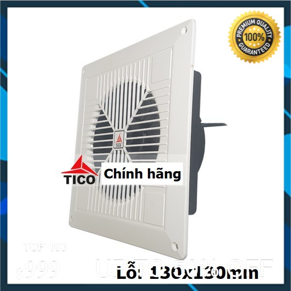 Quạt hút gió TICO mini TC-14AV6, lỗ 130x130mm