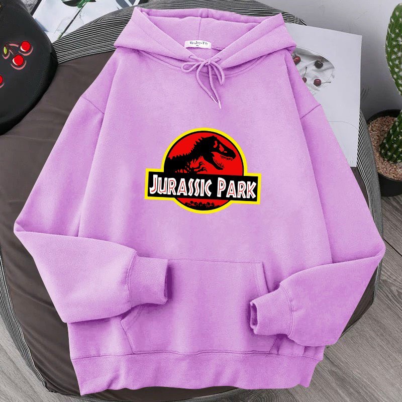 ÁO HOODIE NỈ UNISEX JURASSIK PARK PHOM NAM NỮ ĐỀU MẶC ĐƯỢC
