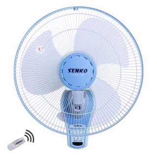 Quạt treo tường Remote Senko TR1428 kèm 2 cục bin