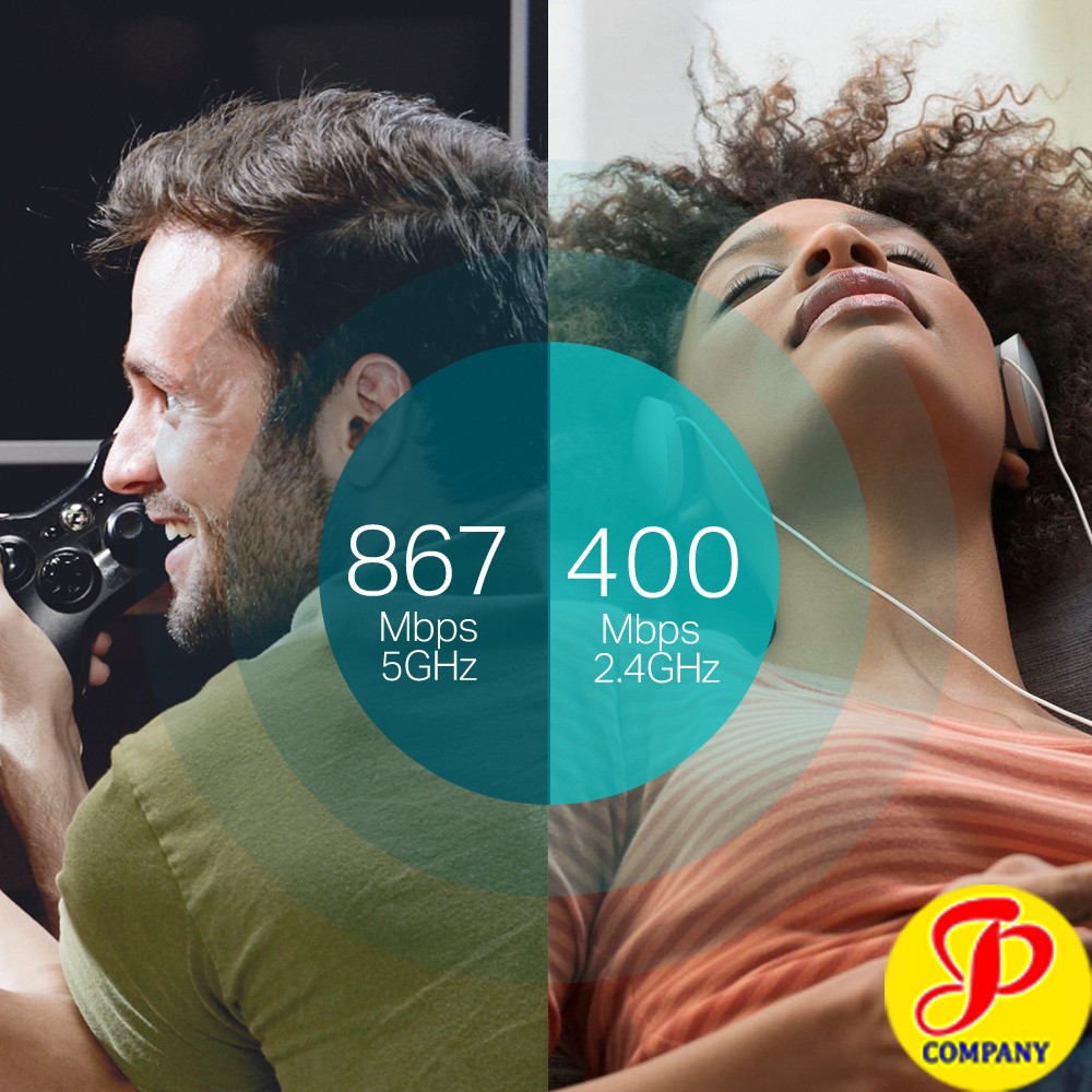 Thiết bị thu sóng wifi cổng USB TP-Link Archer T4U AC1300 | BigBuy360 - bigbuy360.vn