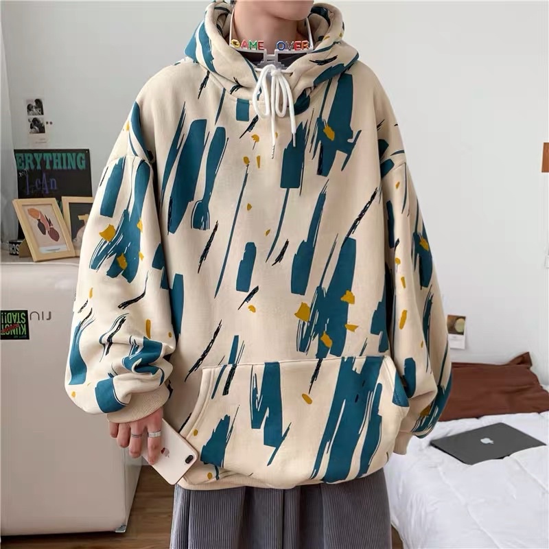 Áo Hoodie Nỉ Hoạ Tiết Nam Nữ