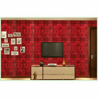 Giấy dán tường màu đỏ thẫm