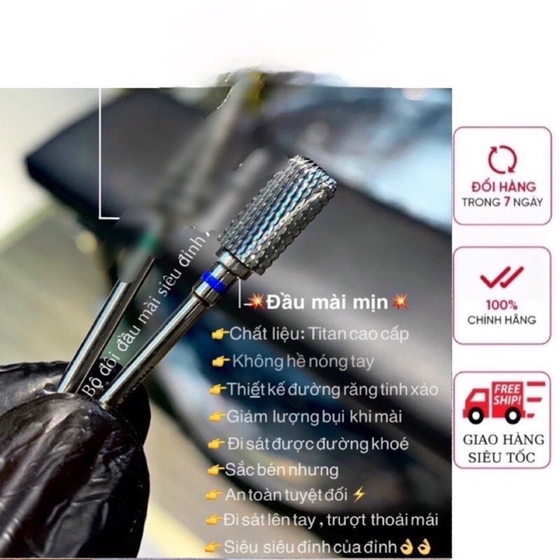 Đầu Mài Mỹ Cho Máy Mài Nail