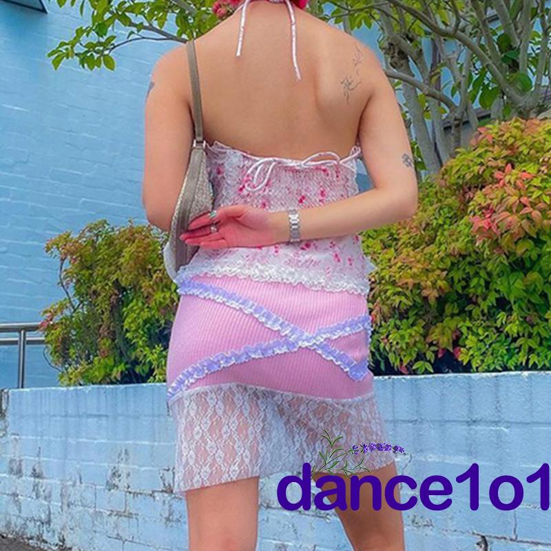 Áo Hai Dây Múa1O1-Y2K Esthetische Fairycore Franje Cho Nữ