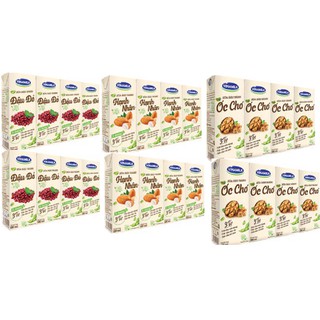 COMBO 6 LỐC SỮA ĐẬU NÀNH VINAMILK HẠNH NHÂN - ỐC CHÓ - ĐẬU ĐỎ