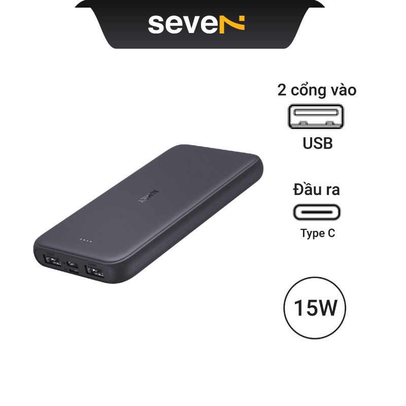 Pin dự phòng Aukey Basix Slim PB N99 10000mAh