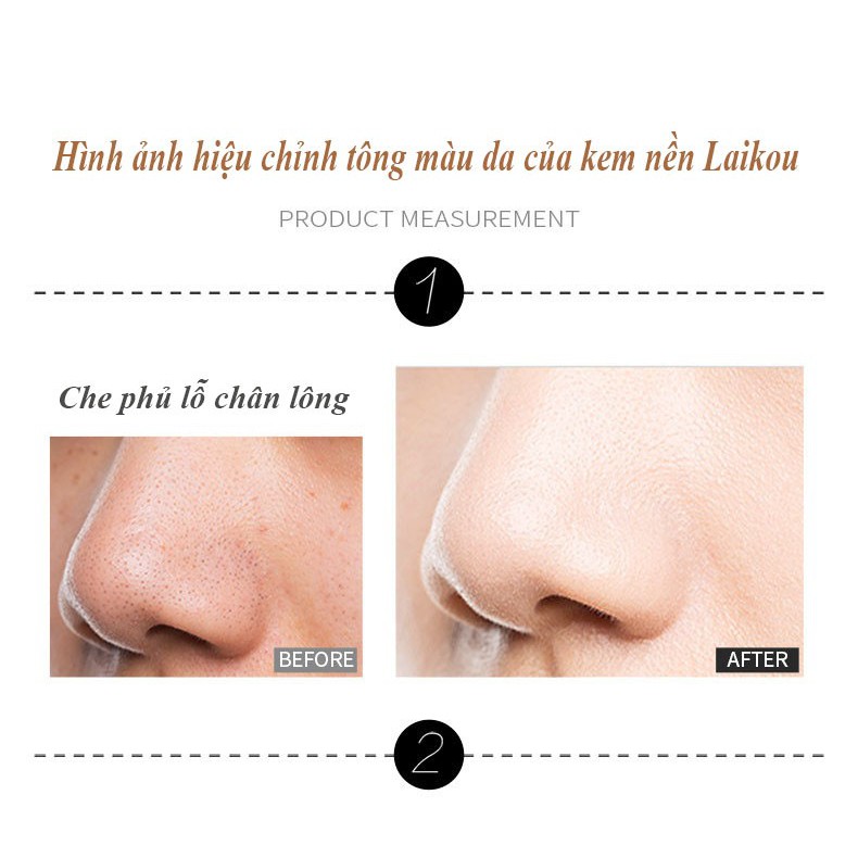 Kem nền che phủ hoàn hảo LAIKOU kem nền kiềm dầu lâu trôi foundation 30ml GT-KN01