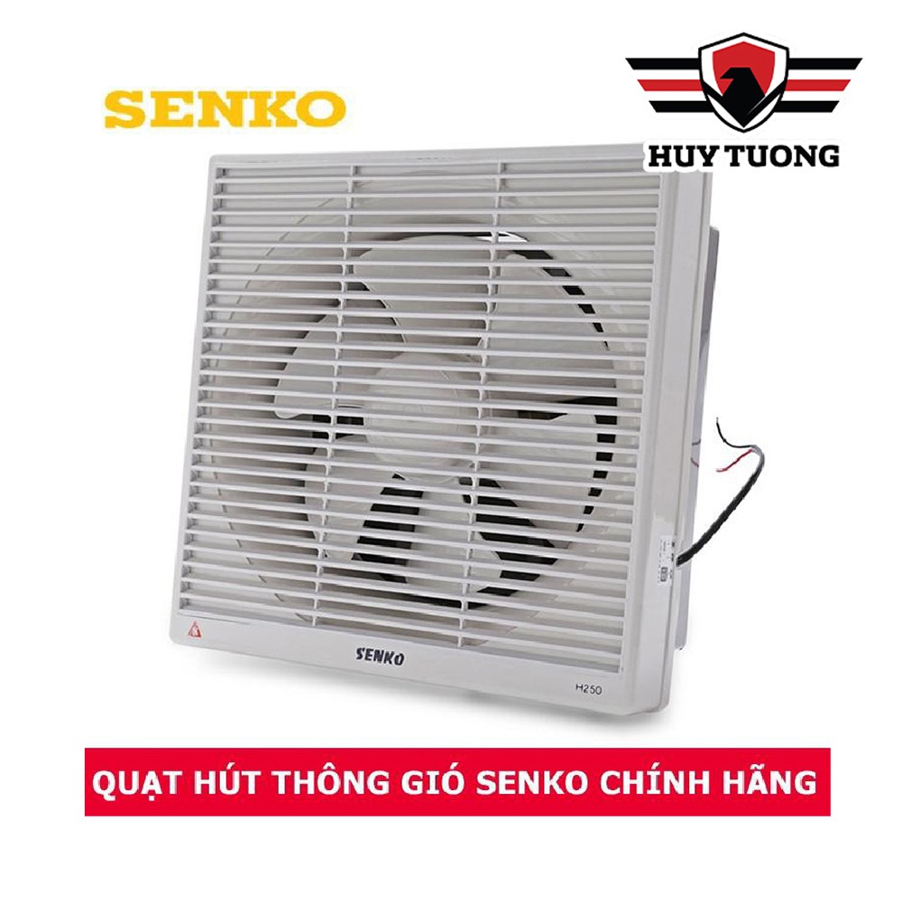 Quạt hút thông gió 2 chiều âm tường Senko H250 40W cao cấp - Huy Tưởng