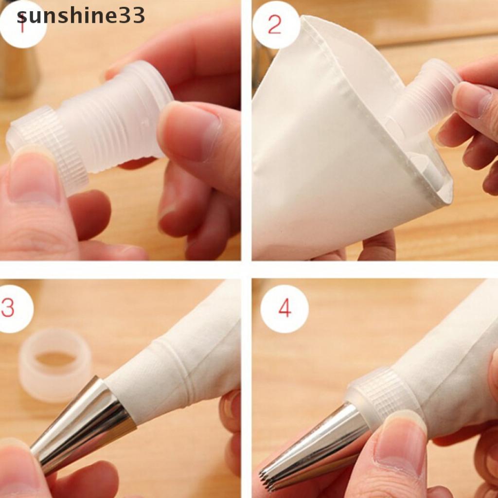 Bộ 6 Đuôi Bắt Bông Kem Trang Trí Bánh Mới