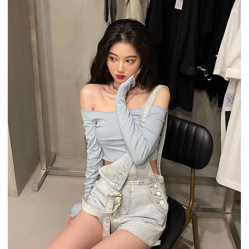 Thanh Lý Yếm Short Jean Vải HQ Siêu Xịn Size S/M