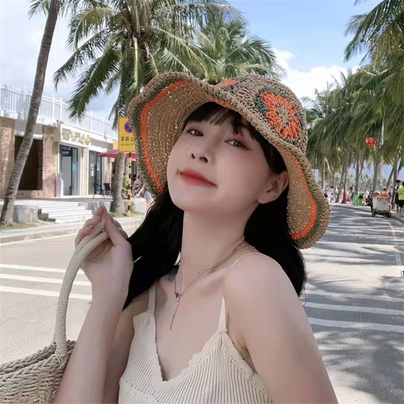 Mũ Bucket Chất Liệu Mềm Mại Thân Thiện Với Da Thời Trang Mùa Xuân Cho Nữ