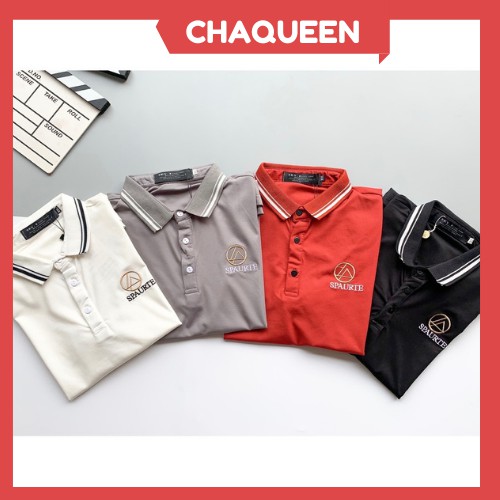 Áo thun Polo nam cổ bẻ tay ngắn, chất vải Cotton hàn xịn, thấm hút mồ hôi tuyệt đối, thiết kế trẻ trung - Chaqueen