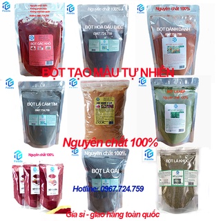 Bột Tạo Màu Tgfoods : Gấc, Hoa Đậu Biếc, Dành Dành, Cẩm Tím, Lá Nếp..