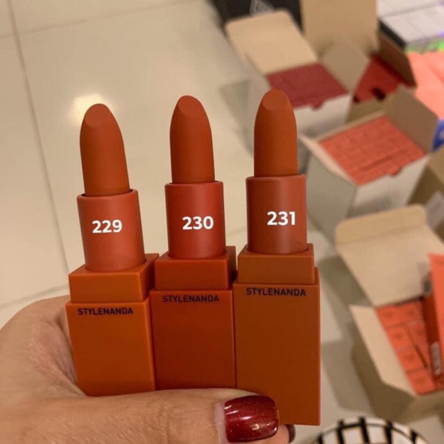 Son 3ce Lip Color Matte Mau 229 230 231 Shopee Việt Nam