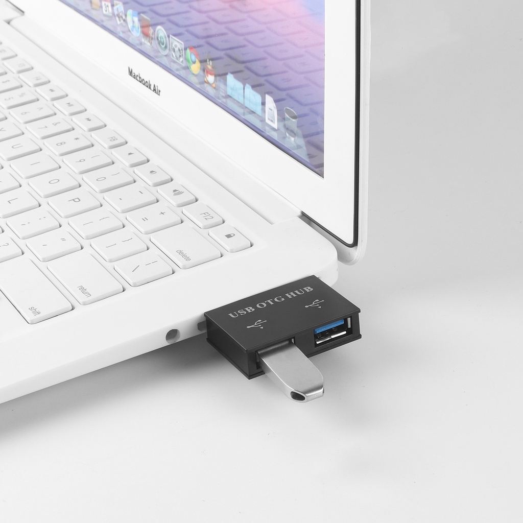 Bộ chuyển đổi Type-C Bộ chuyển đổi USB 2.0 HUB + Nam sang USB 2.0 Bộ chuyển đổi nữ Bộ chuyển đổi OTG Người mở rộng