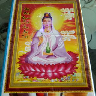Tranh đá mẹ quan âm