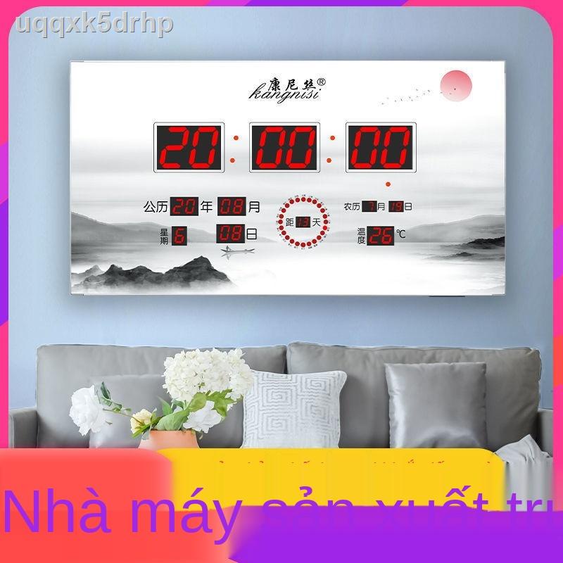 ♗ ☢ ✧✌2021 mới dịch vụ thời gian tự động lịch vạn niên để bàn im lặng phát sáng đồng hồ điện tử nhỏ gia đình treo tường
