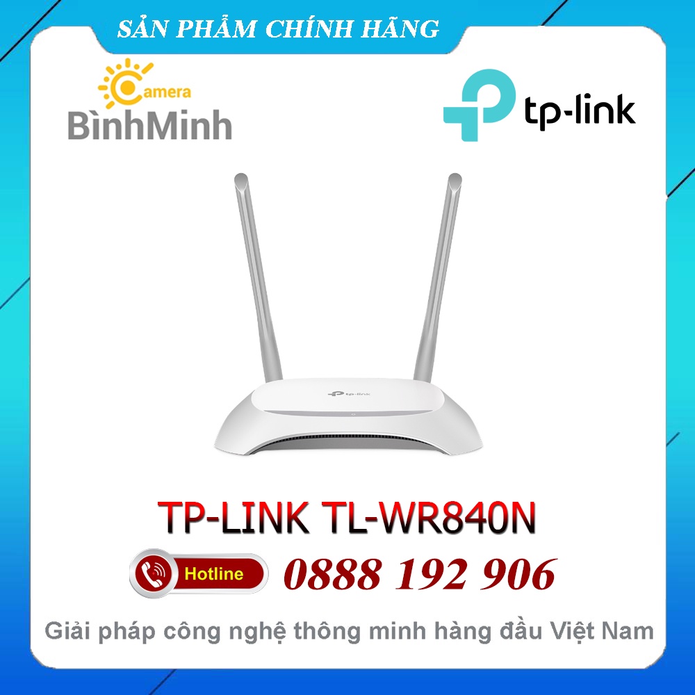 Bộ Phát Wifi 2 Râu TP-Link TL-WR840N TL-WR841N Router / Repeater TPLink 840N 841N Tốc Độ 150Mbps - Cũ QSD BH 1 Tháng