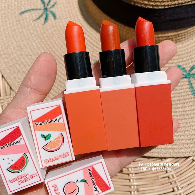 Son Thỏi Kiss Beauty Hoa Quả Fruit Matte Lipstick | BigBuy360 - bigbuy360.vn