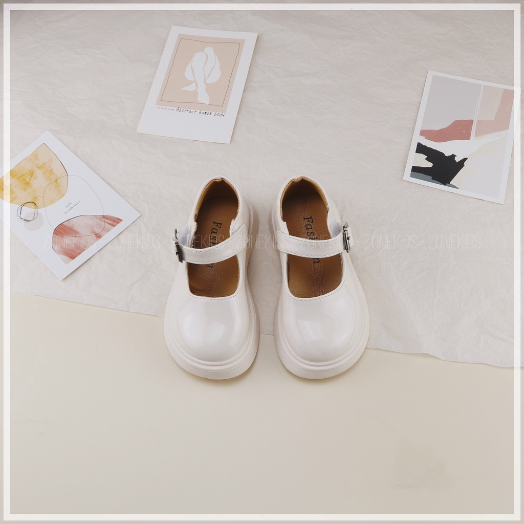 Giày búp bê da bóng cho bé gái Zonekids - B14