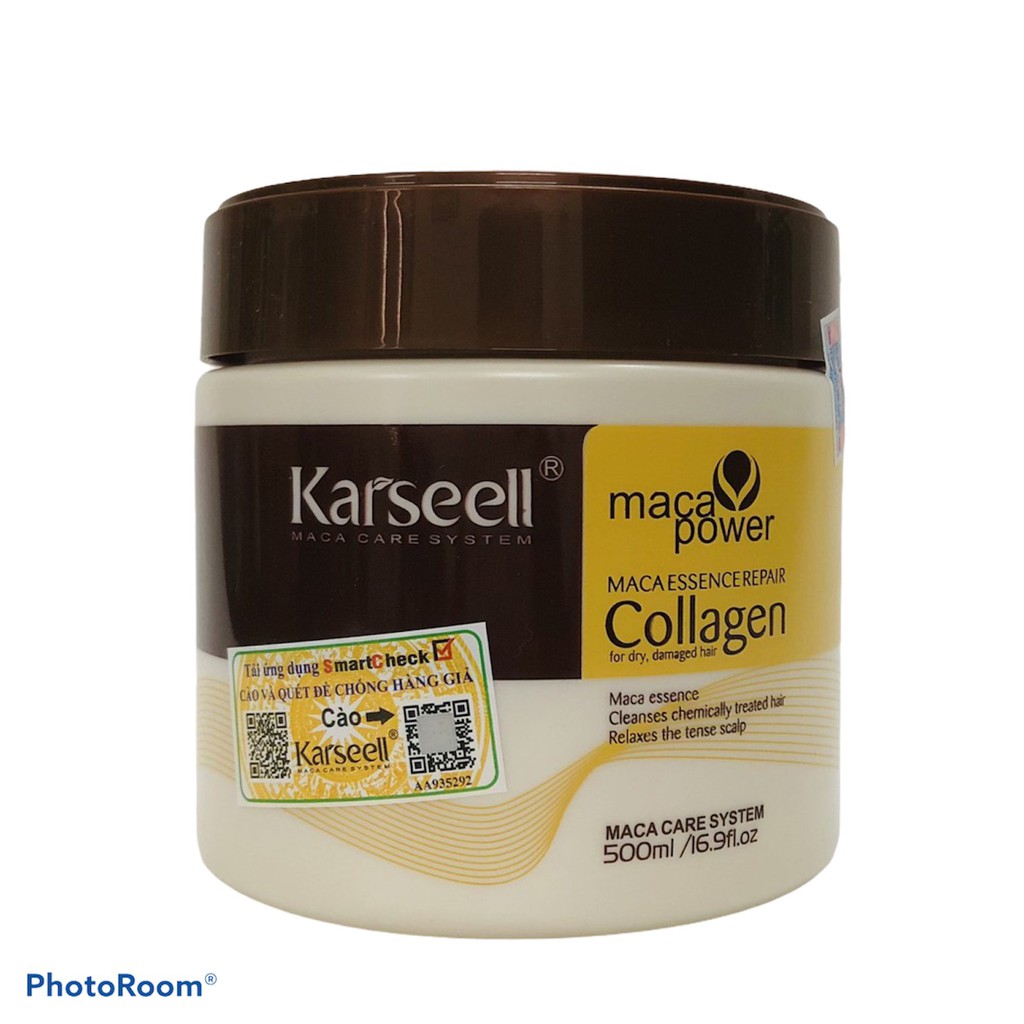 KARSEELL - Dầu Hấp Ủ Dưỡng Ẩm Phục Hồi Tóc Siêu Mềm Mượt Collagen Karseell 500ml | BigBuy360 - bigbuy360.vn