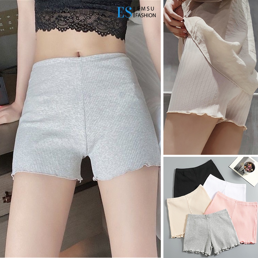 Quần bảo hộ, Quần mặc trong váy cotton co dãn, chất mịn mát ôm sát tôn dáng gợi cảm