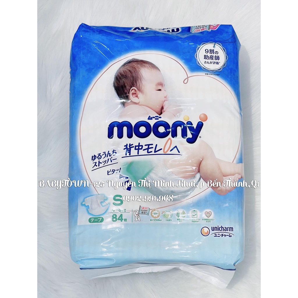 MOONY XANH TÃ DÁN/QUẦN MOONY NHẬT ĐỦ SIZE NB90/ S84/ M64/ L54/ XL44/ M58/ L44/ XL38/ XXL26