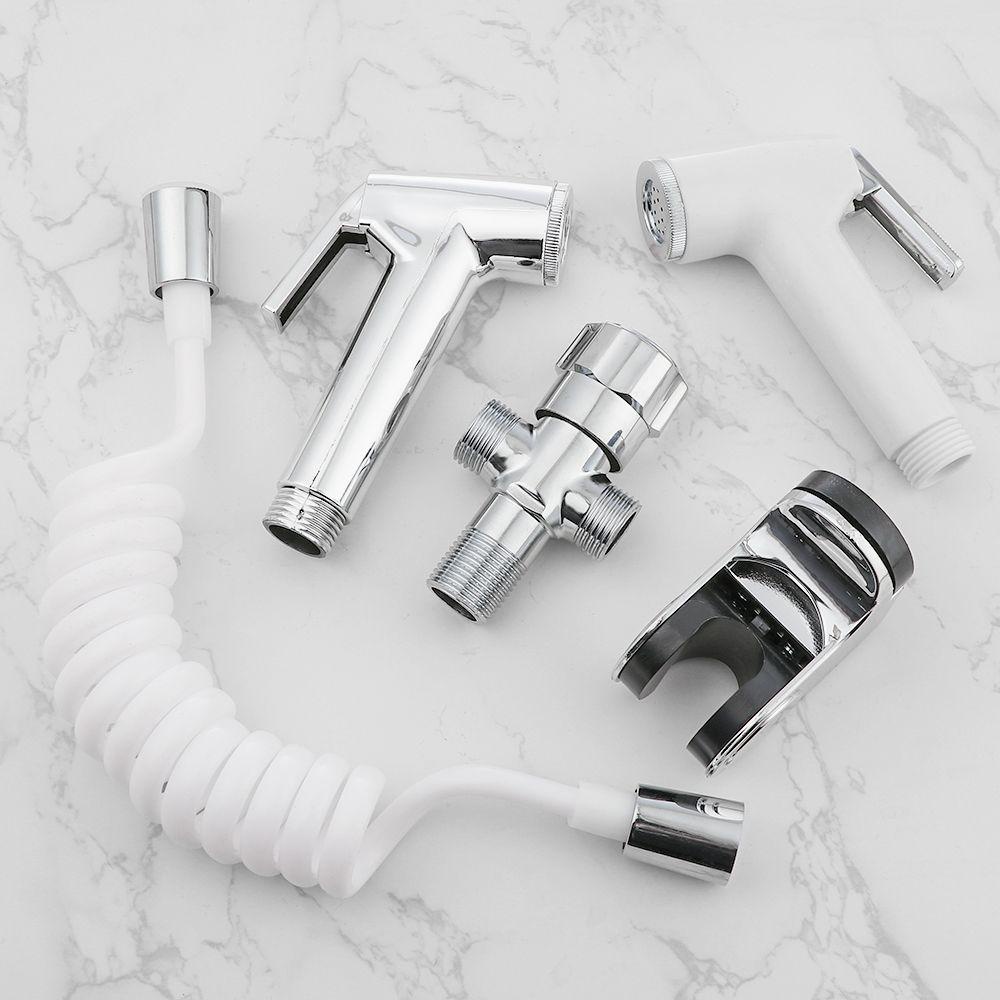 Vòi Xịt Toilet Cầm Tay Bằng Thép Không Gỉ Tiện Dụng Cho Nhà Tắm