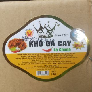 5 Khô gà cay hàng sài gòn