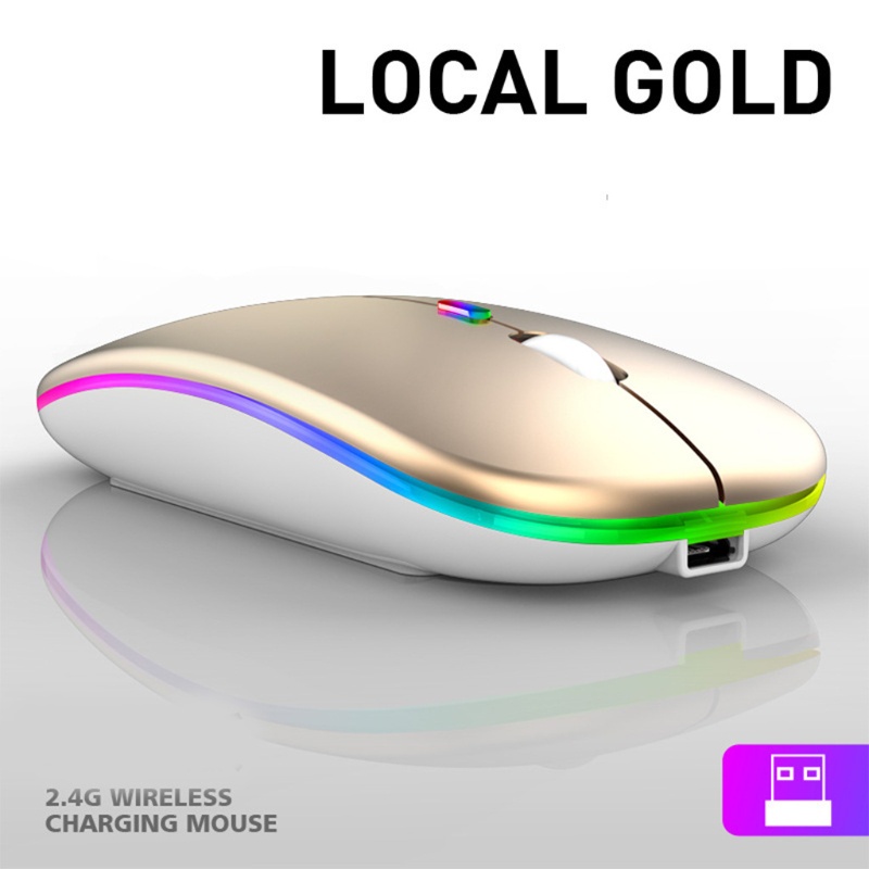 Chuột không dây Mini 2.4Ghz Có Thể Sạc Lại Dành Cho Máy Tính