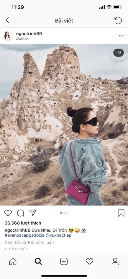 Túi HM KELLY MINI MÀU HỒNG ĐẬM