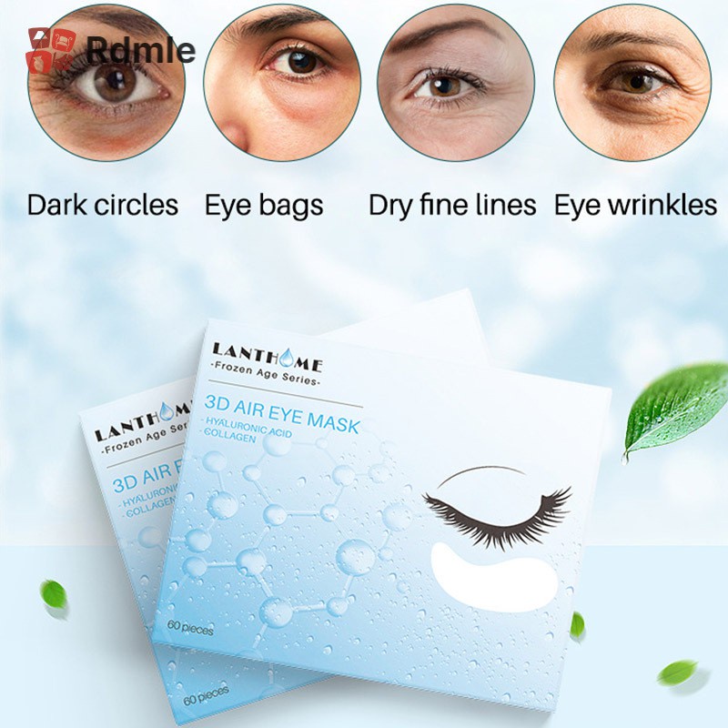 [COD]# RDMLE 60 Pcs Eye Mask Firming Remove Dark Circles Wrinkle Brightening Moisturizing Skin Care