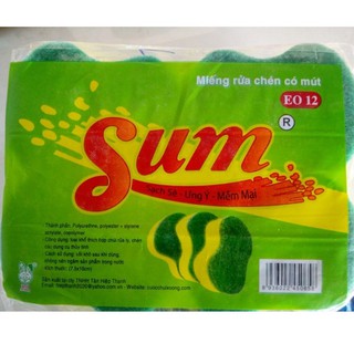 Sét 2 miếng cọ rửa bát, xoong nồi đa năng