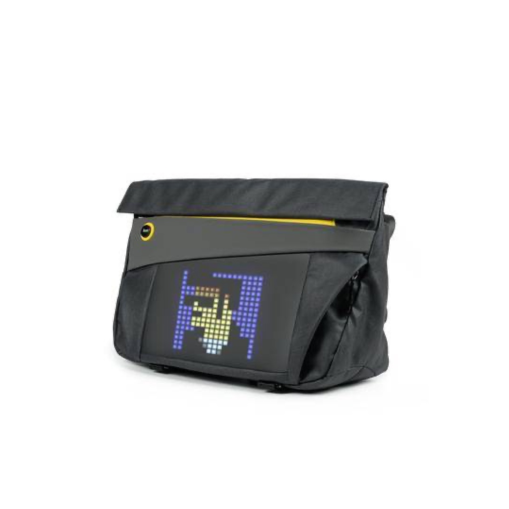 Túi đeo chéo DIVOOM Pixoo Slingbag-V hiển thị màn hình LED, có thể đựng Laptop/iPad 11 inch - Hàng chính hãng
