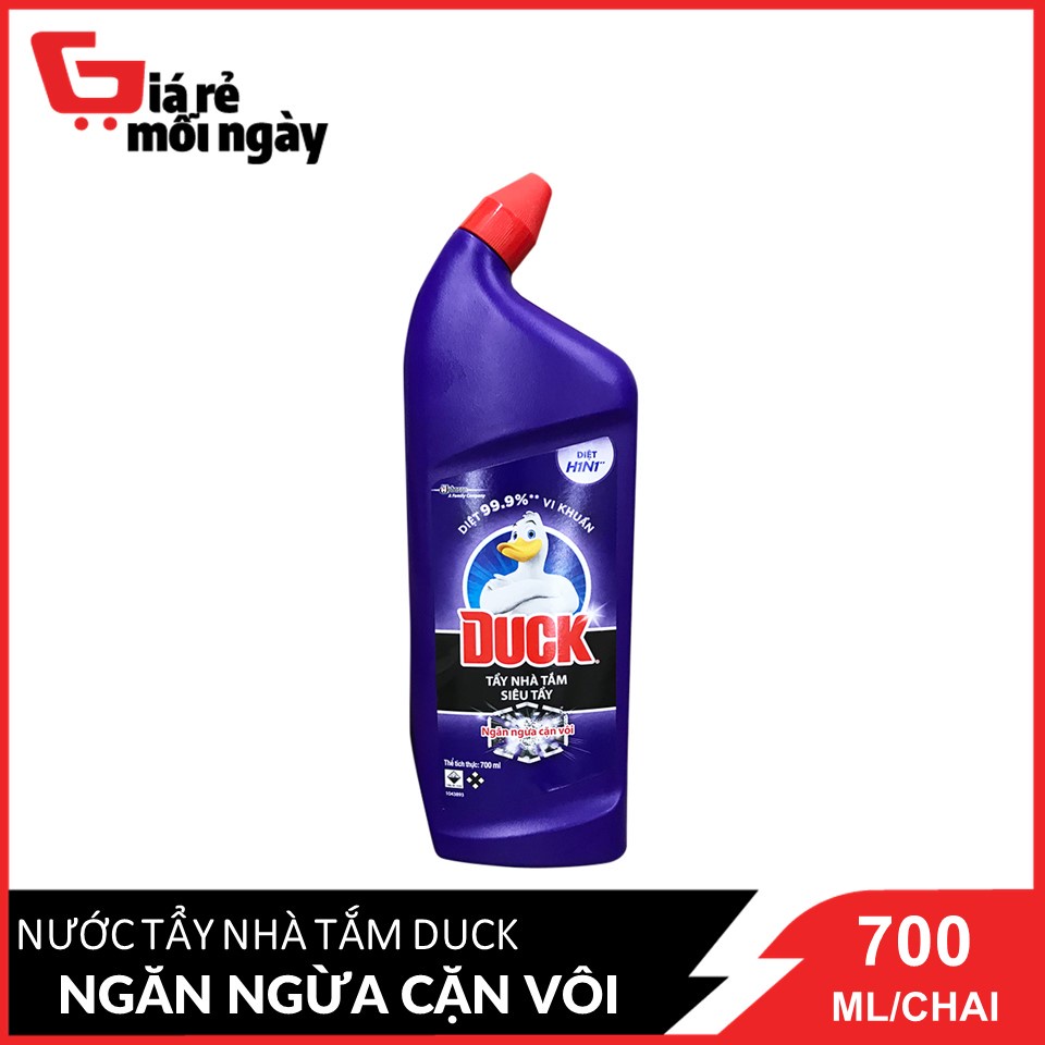 Nước Tẩy Nhà Tắm Duck Siêu Tẩy Ngăn Ngừa Cặn Vôi 700ml
