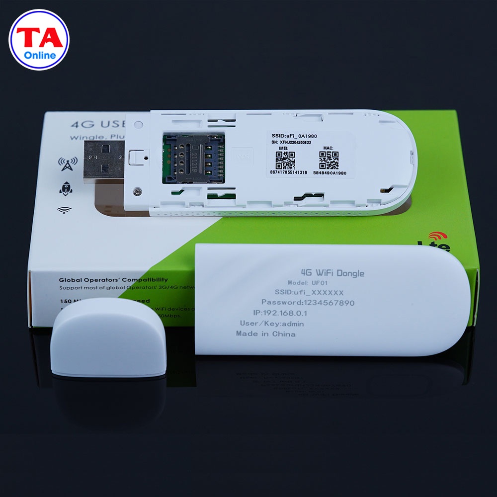 USB WiFi 3G/4G Dongle UF01 Tốc Độ 150Mbps
