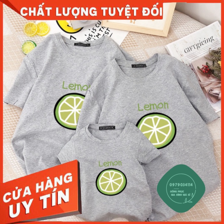 Áo thun giá sỉ 🍋🍋🍋VIDEO ÁO THUN GIA ĐÌNH LEMON ĐI CHƠI, ÁO GIA ĐÌNH ĐI BIỂN CHẤT COTTON LOẠI 1 ĐỦ MÀU ĐỦ SIZE