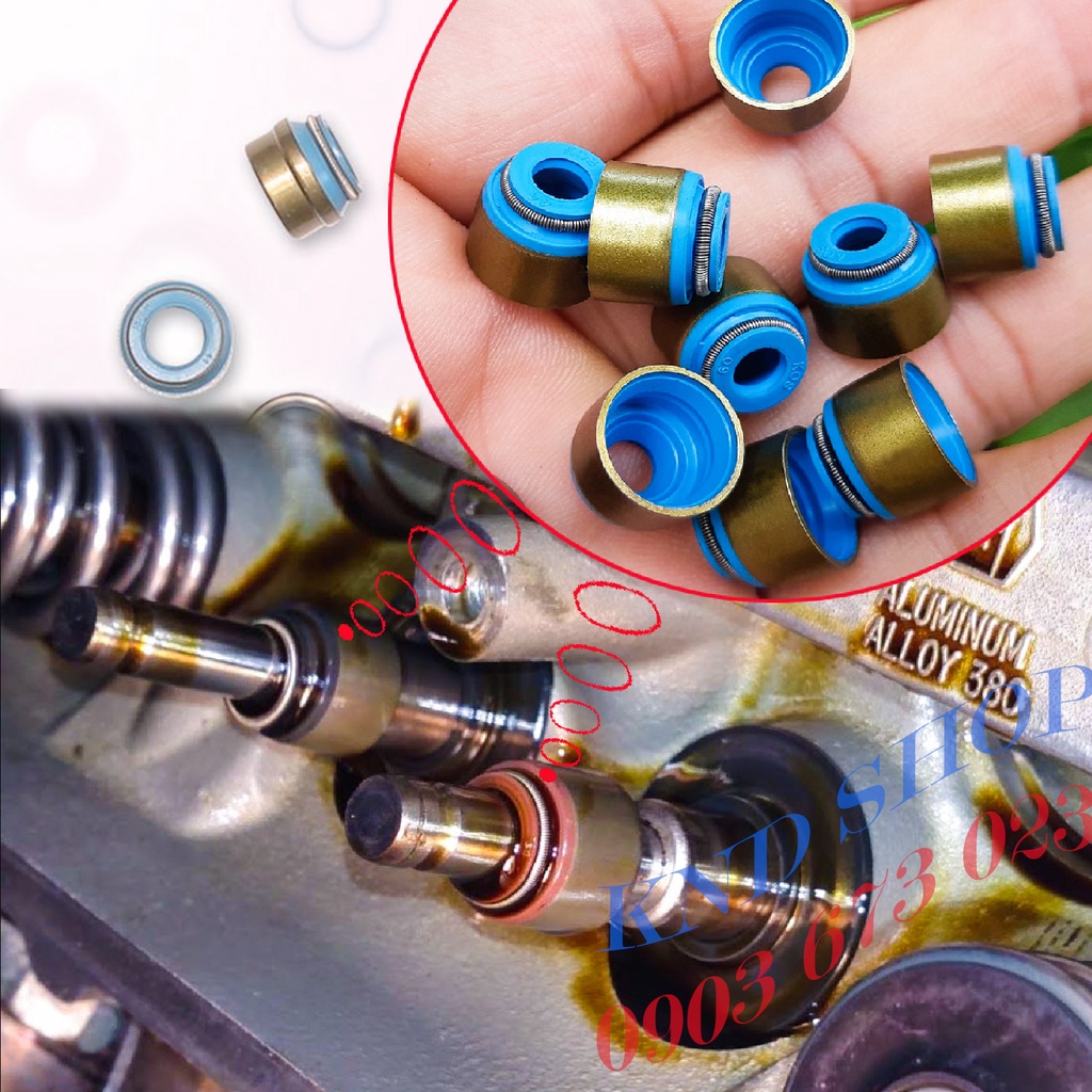 Phớt xupap  size  5*9.5*9 | Phốt GIF dành cho động cơ nổ máy phát điện, máy tàu thủy | KND Shops