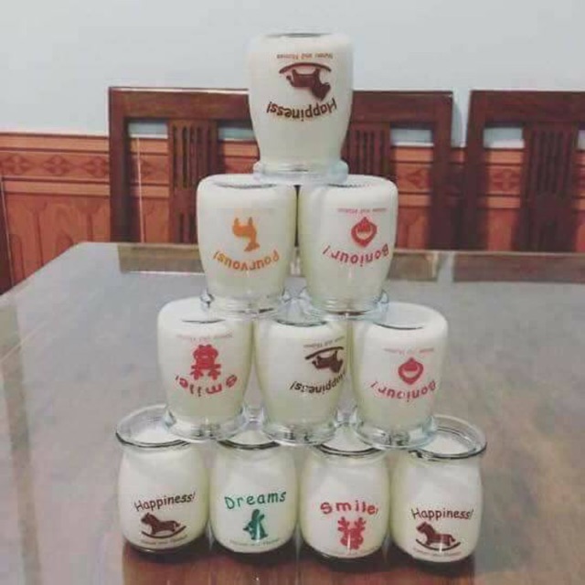 Combo 12 hũ làm sữa chua