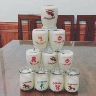 Combo 12 hũ làm sữa chua