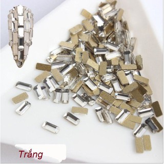 Đá gắn móng, Đá chữ nhật trang trí móng siêu đẹp