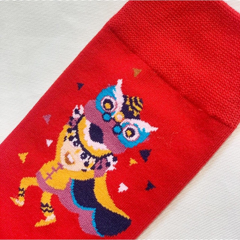 Tất Unisex chủ đề múa lân