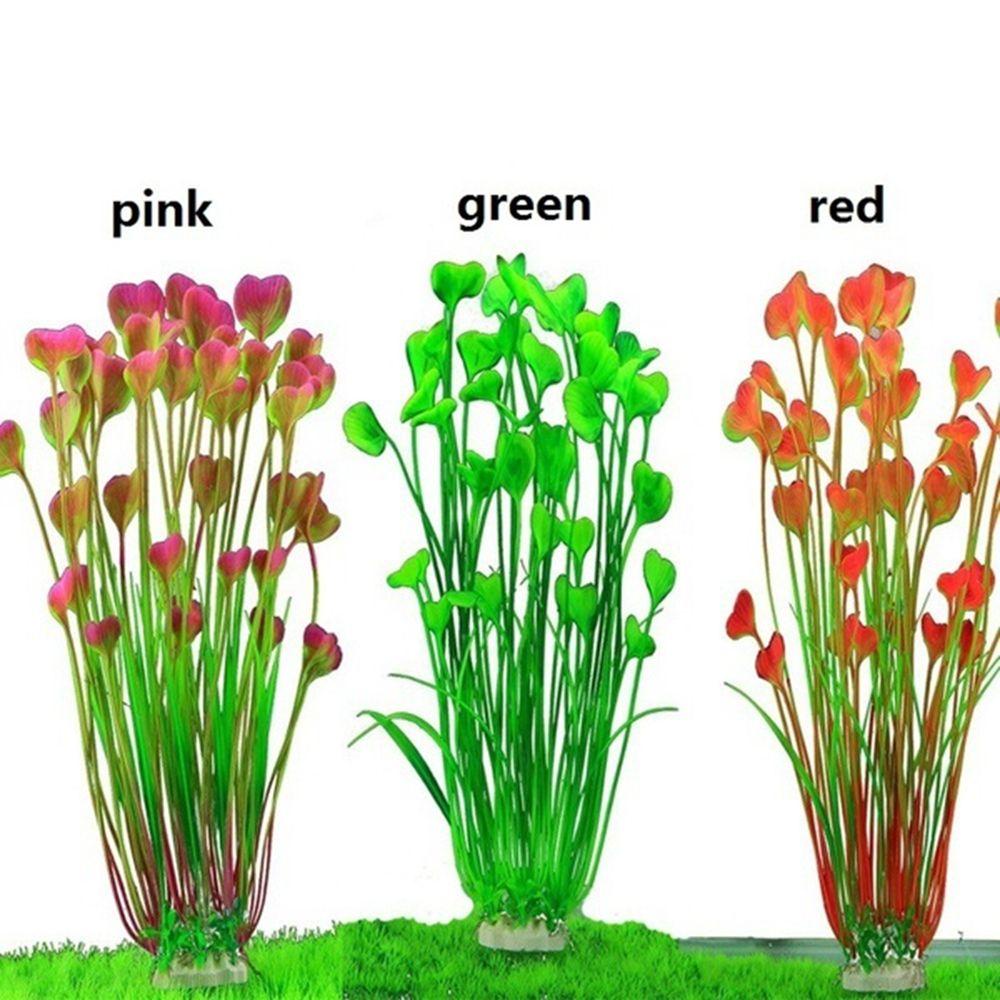 Cỏ Nhân Tạo Hình Trái Tim Trang Trí Bể Cá|Đáy Trang Trí Bể Cá Chất Lượng Cao