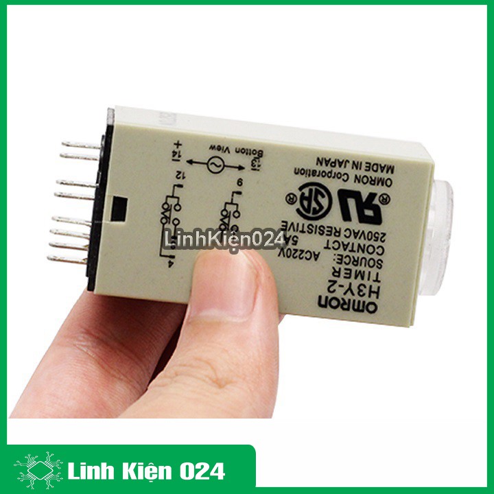 Rơ Le Thời Gian Timer Omron H3Y-2 8P 220V