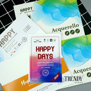 Giấy vẽ màu nước Happy